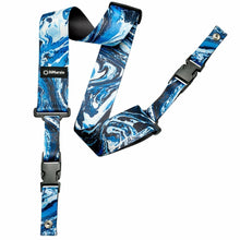 Load image into Gallery viewer, NEW DiMarzio DD2240 Steve Vai ClipLock Quick Release Guitar Strap Blue Universe