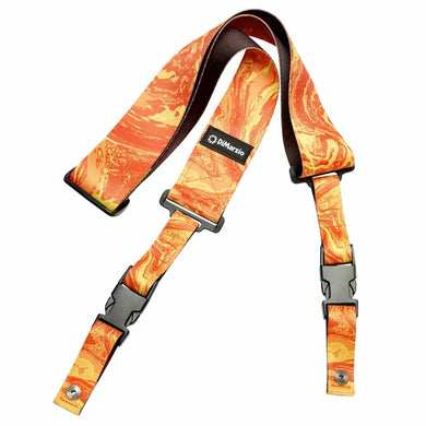 NEW DiMarzio DD2245 Steve Vai ClipLock Quick Release Guitar Strap OrangeUniverse