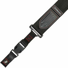 Load image into Gallery viewer, NEW DiMarzio DD2200JPBKRD John Petrucci ClipLock Strap Black Nylon Red Stitching