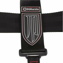 Load image into Gallery viewer, NEW DiMarzio DD2200JPBKRD John Petrucci ClipLock Strap Black Nylon Red Stitching