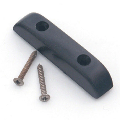 NEW Q-Parts Aged Collection P-Bass Thumb Rest Relic Replacement - Aged Black
