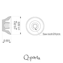 Load image into Gallery viewer, NEW Q-Parts Aged Collection Vintage Style Bell Knobs (4) For Les Paul - GOLD