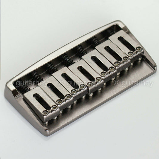 NEW Gotoh 510FX-7 String Hardtail Solid Brass Steel Saddles 10.5mm - COSMO BLACK