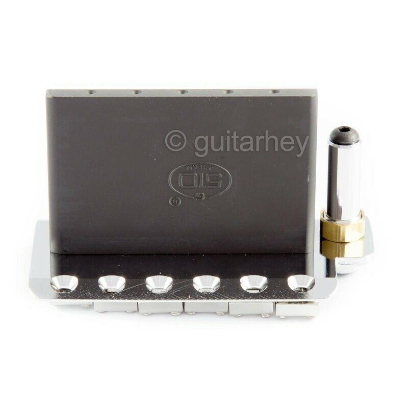 NEW Gotoh 510T-SF2 Non-locking Tremolo Bridge Steel Saddles 37mm Block - CHROME