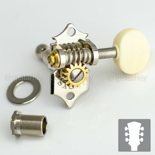 NEW Gotoh SXN510V-M5 Electric/Acoustic Guitar Premium Tuners IVORY 3x3 - NICKEL