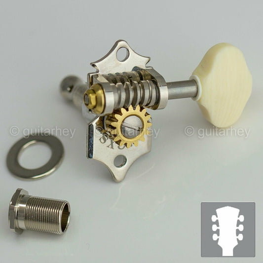 NEW Gotoh SXN510V-M6 L3+R3 Electric/Acoustic Guitar Premium Tuners 3x3 - NICKEL