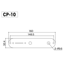 Carregar imagem no visualizador da galeria, NEW Gotoh CP10 RELIC Factory Aged Chrome Control Plate, Fender Telecaster Tele