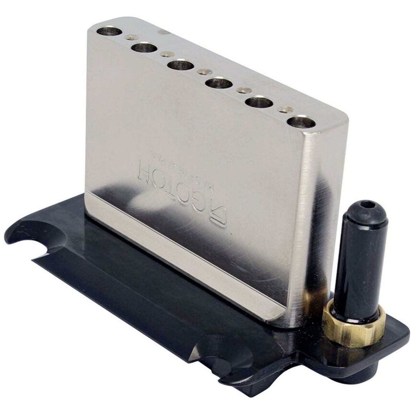 NEW Gotoh 510TS-BS1 Non-locking 2 Point Tremolo Bridge w/ STEEL Block - BLACK