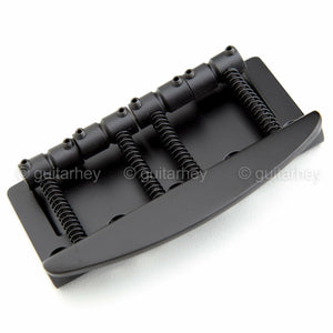 NEW Hipshot 4-String Vintage Bass Bridge .669" String Spacing Quick Load - BLACK