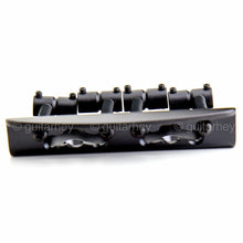 Load image into Gallery viewer, NEW Hipshot 4-String Vintage Bass Bridge .669&quot; String Spacing Quick Load - BLACK