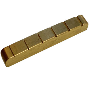 NEW Slotted Nut For Guitar 43mm Curved Top High Quality - Made in Japan - BRASS