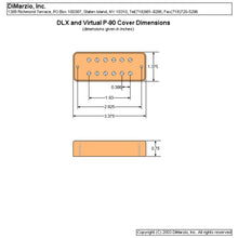 Carregar imagem no visualizador da galeria, NEW DiMarzio DP154 DLX Plus Soapbar Guitar Humbucker Pickup Bridge - CREAM