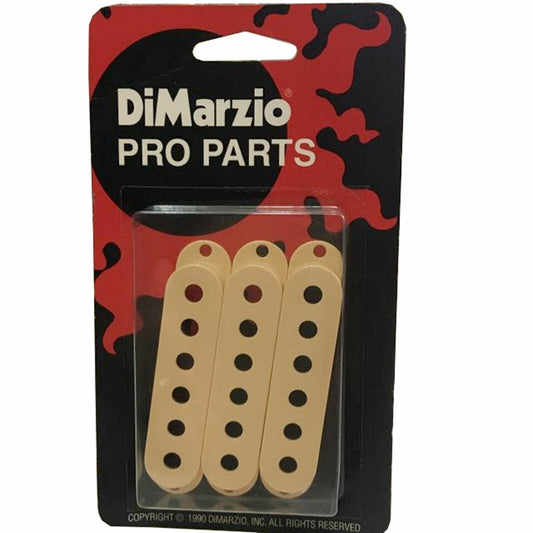 NEW DiMarzio DM2000 Vintage Strat Pickup Covers (3) - CREAM
