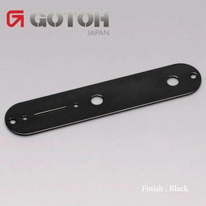 NEW Gotoh Control Plate for Fender Guitar Telecaster Tele w/ Screws - BLACK