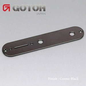 NEW Gotoh Control Plate for Fender Guitar Telecaster Tele w/ Screws, COSMO BLACK