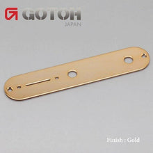 Carregar imagem no visualizador da galeria, NEW Gotoh Control Plate for Fender Guitar Telecaster Tele w/ Screws - GOLD