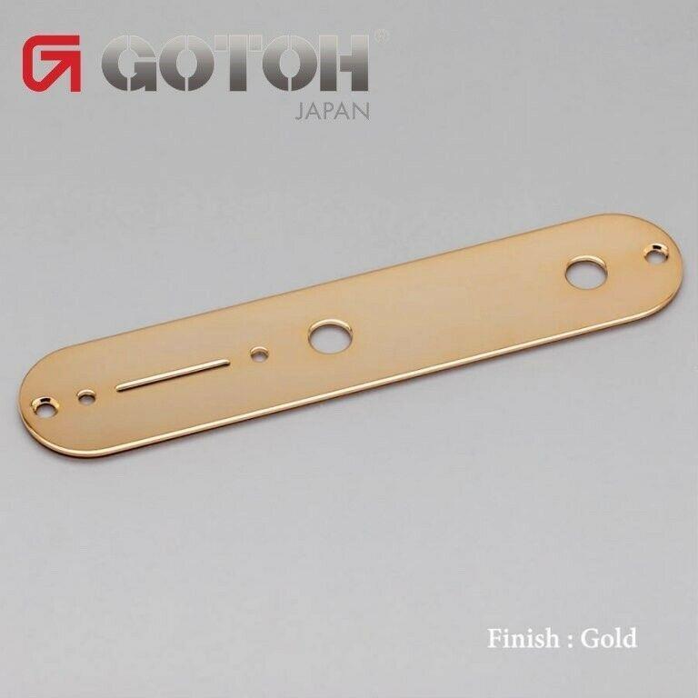 NEW Gotoh Control Plate for Fender Guitar Telecaster Tele w/ Screws - GOLD