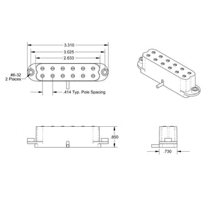 NEW Seymour Duncan SJBJ-1b JB Jr Bridge Pickup For Strat - BLACK