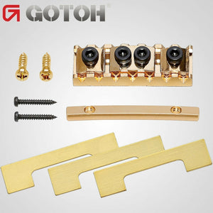NEW Gotoh GLN-7 Locking Nut 7-String - Top Mount Type - 48mm Width - GOLD