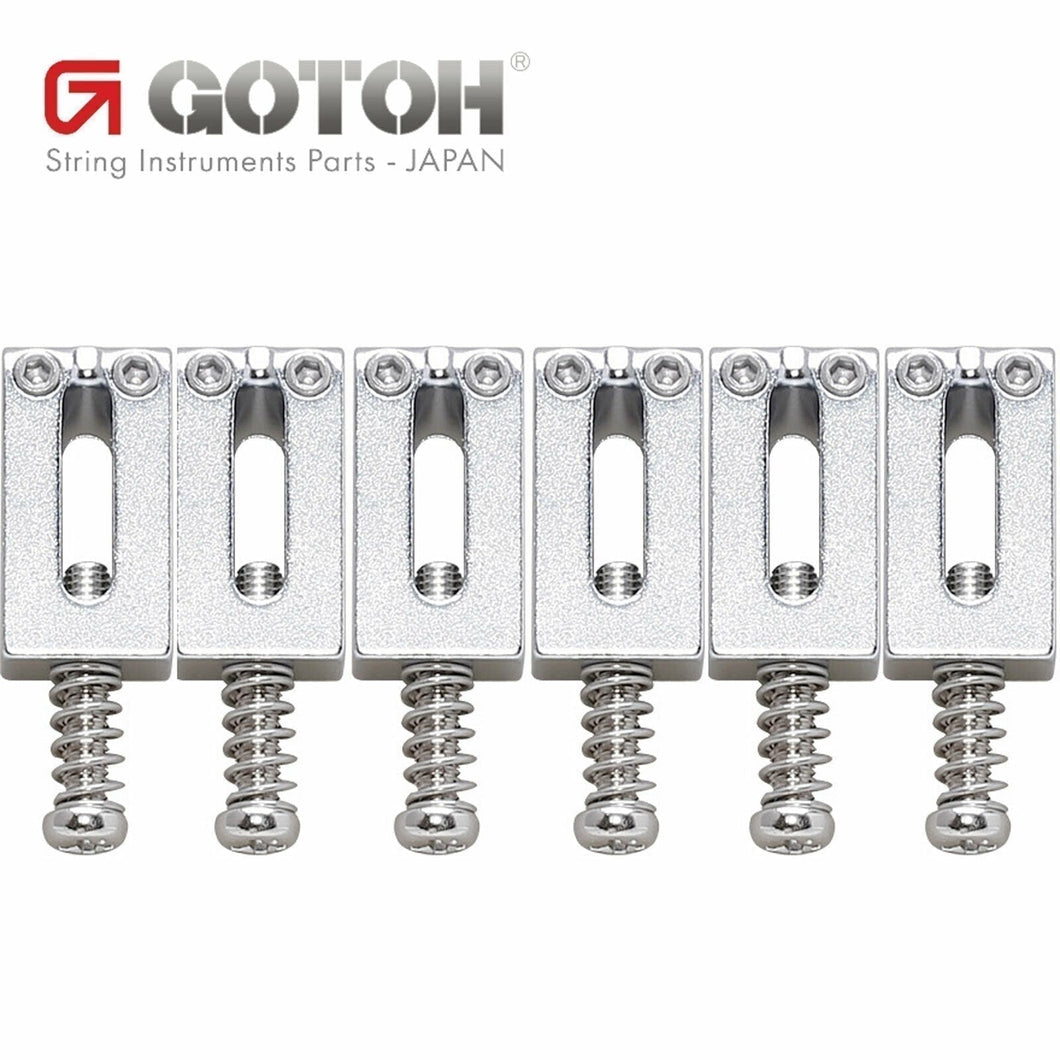 NEW Gotoh S105 Guitar Saddle Set Steel Suitable for NS510 / 510FX - CHROME