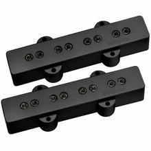 Carregar imagem no visualizador da galeria, NEW DiMarzio DP123 Model J Pair Original Fender Jazz Bass Bridge &amp; Neck - BLACK