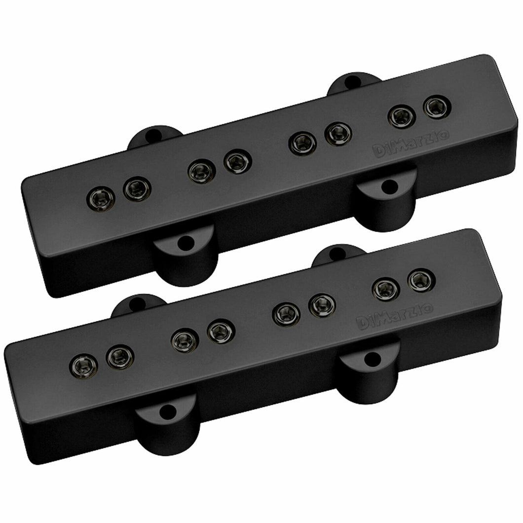 NEW DiMarzio DP123 Model J Pair Original Fender Jazz Bass Bridge & Neck - BLACK