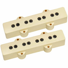 Load image into Gallery viewer, NEW DiMarzio DP123 Model J Pair Original Fender Jazz Bass Bridge &amp; Neck - CREAM