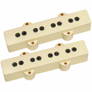 NEW DiMarzio DP123 Model J Pair Original Fender Jazz Bass Bridge & Neck - CREAM