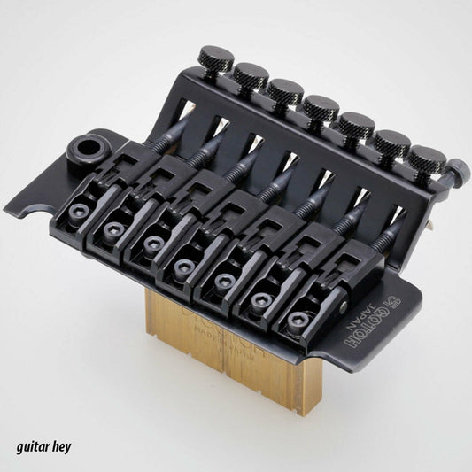 NEW Gotoh GE1996T-7 Floyd Rose Locking Tremolo 7-String Bridge 33mm Block, BLACK