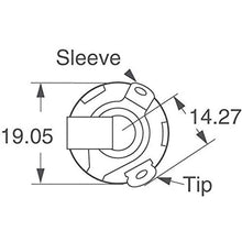 Load image into Gallery viewer, NEW DiMarzio Switchcraft # 11 1/4&quot; Input Output Jack Mono For Guitar &amp; Bass