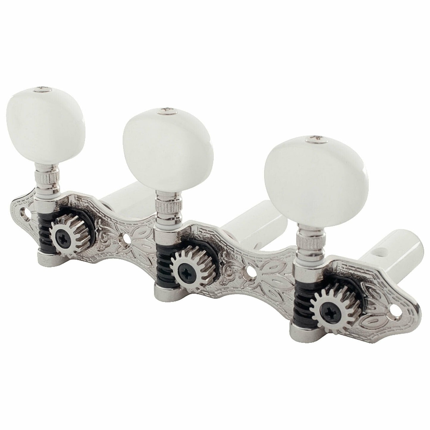 NEW Grover 306N Deluxe Classic Machine Heads, Classical Style Guitar NICKEL