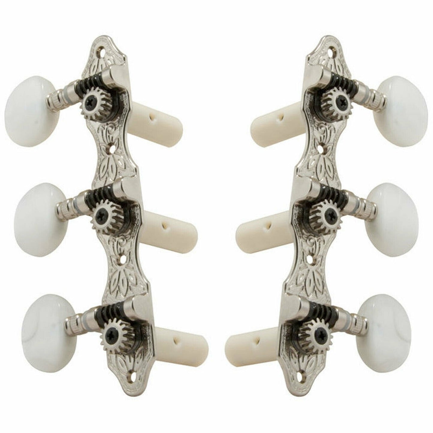 NEW Grover 306N Deluxe Classic Machine Heads, Classical Style Guitar NICKEL