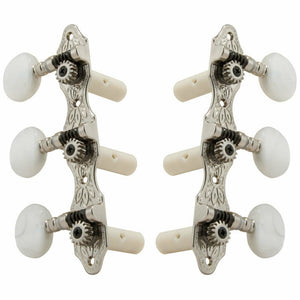 NEW Grover 306N Deluxe Classic Machine Heads, Classical Style Guitar NICKEL