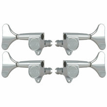 Load image into Gallery viewer, NEW Grover 144C Mini Bass Guitar Tuners, L2+R2 Set Gear ratio 20:1 - 2x2, CHROME