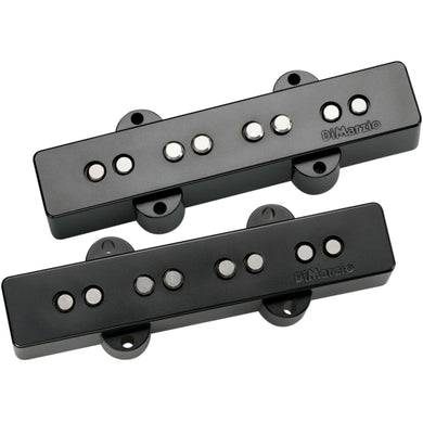 NEW DiMarzio DP149 Ultra Jazz Pair Jazz Bass Pickup Set Bridge & Neck - BLACK