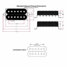 Carregar imagem no visualizador da galeria, NEW DiMarzio DP165 The Breed Neck Humbucker Guitar Pickup Standard Spaced, BLACK