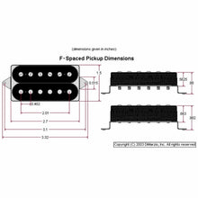 Load image into Gallery viewer, NEW DiMarzio DP223 PAF® 36th Anniversary Bridge Guitar Humbucker F-Spaced, BLACK