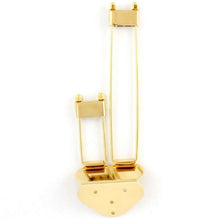 Load image into Gallery viewer, NEW Frequensator Trapeze Tailpiece for Hollowbody/Archtop/Jazz Guitars - GOLD