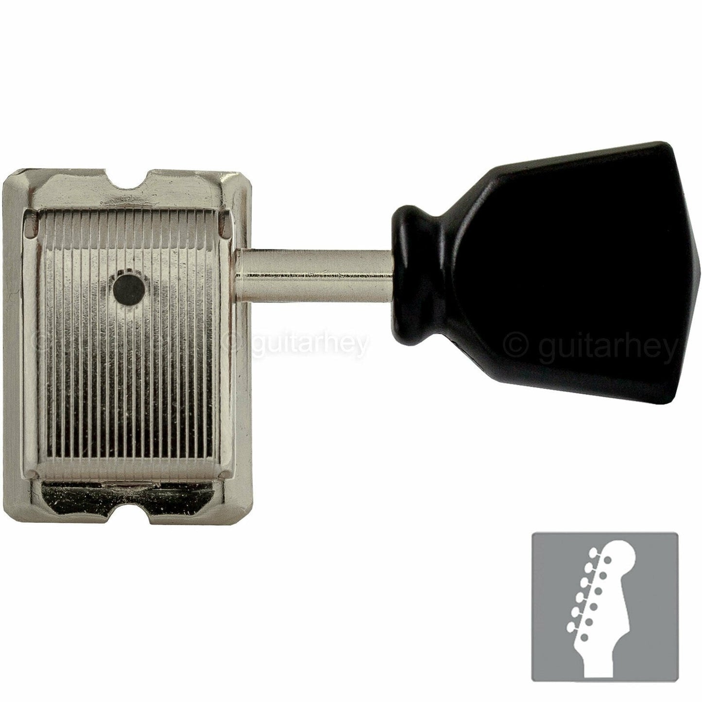 NEW Gotoh SD91-SLB 6-In-Line Vintage Style Tuners for Fender Strat Tele - NICKEL