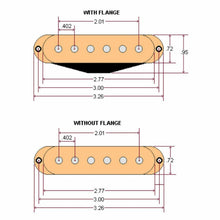 Load image into Gallery viewer, NEW DiMarzio DP415 Area 58 Single Coil Pickup for Strat - CREAM