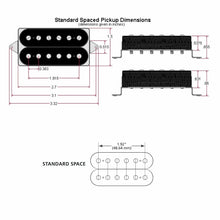 Load image into Gallery viewer, NEW DiMarzio DP245 Dominion Bridge Guitar Humbucker Standard Spaced - BLACK