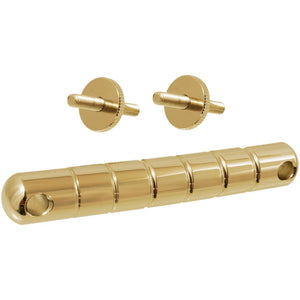NEW Gretsch Style Solid BRASS Bar Bridge 2-1/32" string spacing - GOLD