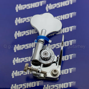 NEW Hipshot BT13 Bass Drop D De-tuner X-tender MUSIC MAN Bass Clover Key, CHROME