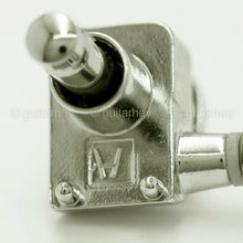 Load image into Gallery viewer, NEW Hipshot STAGGERED Tuners Fender® Directrofit™ LOCKING Amber Buttons - NICKEL