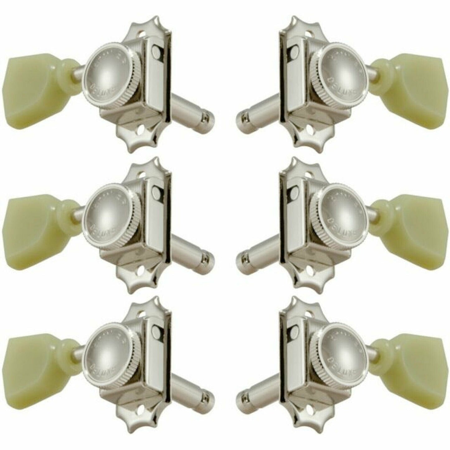 NEW Grover 533NK Vintage Locking SD90 3x3 Style, Keystone Buttons - NICKEL