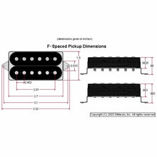 Carregar imagem no visualizador da galeria, Captador DiMarzio DP100 Super Distortion Humbucker Bridge (Ponte) F-Spaced – CREME