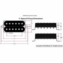 Load image into Gallery viewer, NEW DiMarzio DP219 D Activator Neck Guitar Humbucker F-Spaced - BLACK