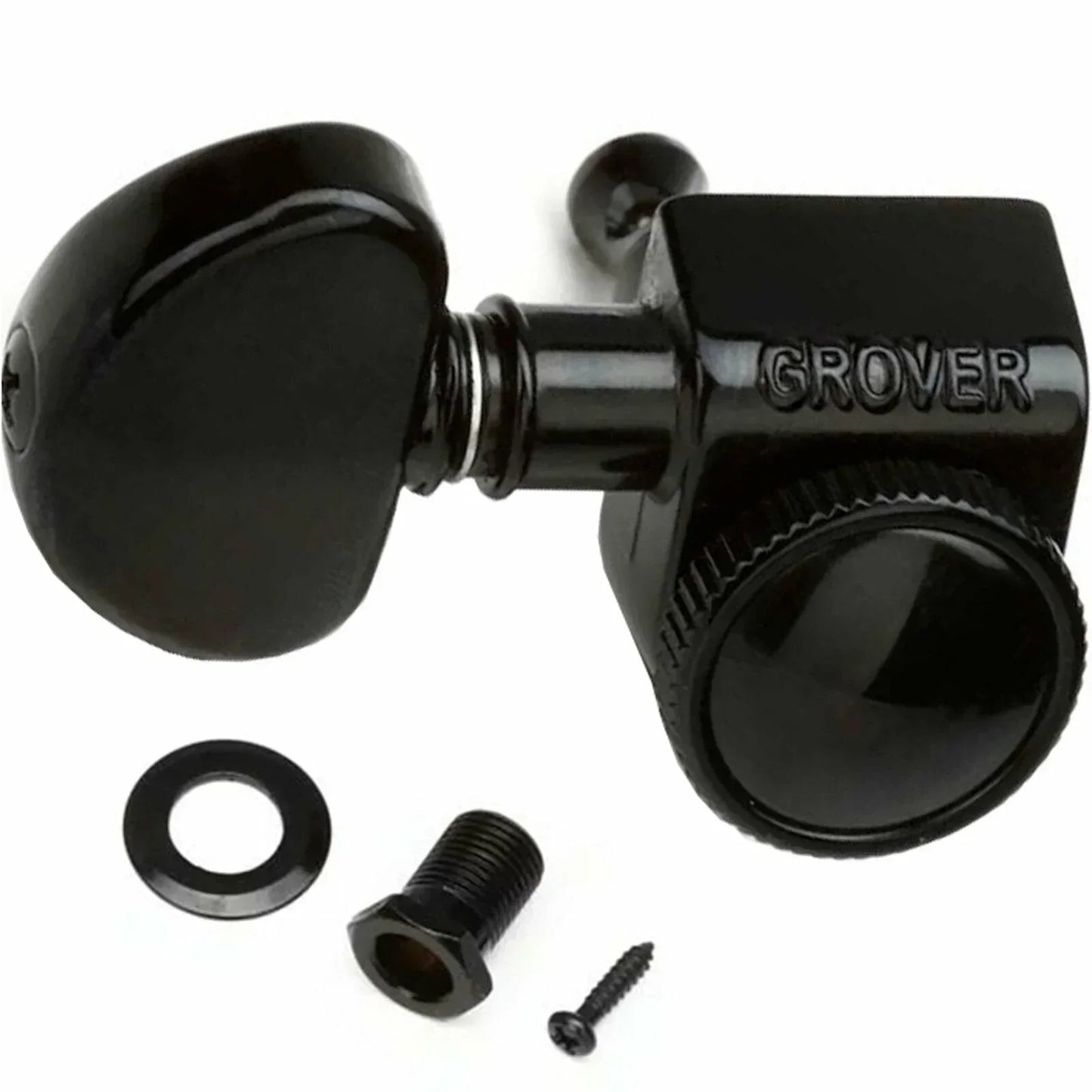 NEW Grover 502B LOCKING Tuners SET 3x3 for Modern Gibson Les Paul SG - BLACK