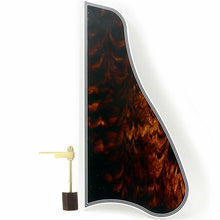 Load image into Gallery viewer, NEW TORTOISE Pickguard Gibson L-5 Cutaway Style &amp; Gold Bracket w/ Ebony Block