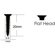 Load image into Gallery viewer, NEW (12) Gotoh Tele/Telecaster Guitar Bridge Mounting Screws 20mm Long - GOLD